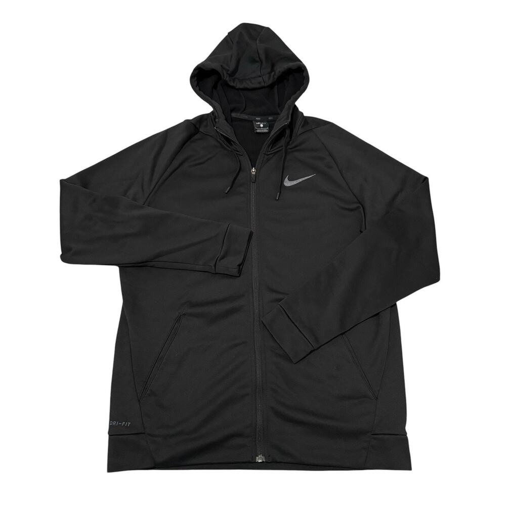 Nike Hoodie Dri-FIT Full Zip Hooded Fleece Training Men's Size Large 931996-010